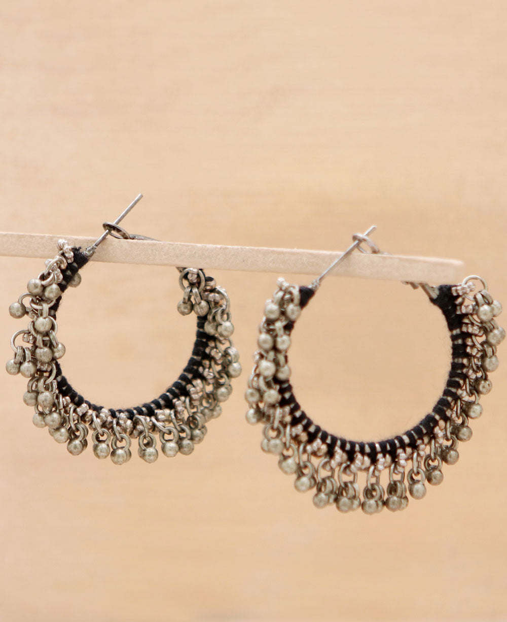 Simple Metal Texture Letter V Hoop Earrings For Women Jewelry