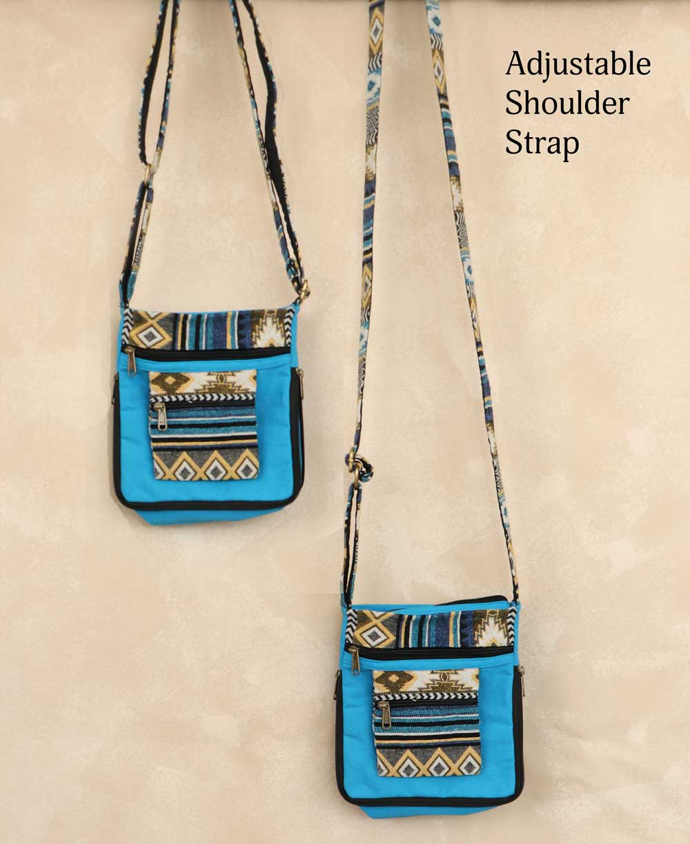 Adjustable strap for cross body bag