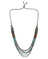 Multicolor beaded necklace Southwest design