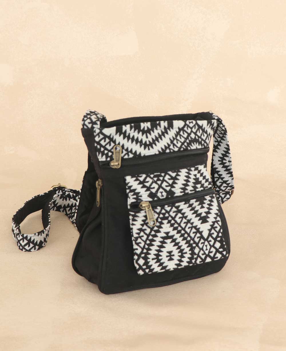 Black and white bag