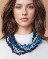 Blue Necklace Model