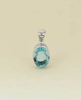 Bali-made-sterling-silver-blue-topaz-pendant