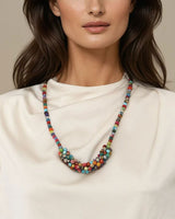 Fair trade beaded statement necklace