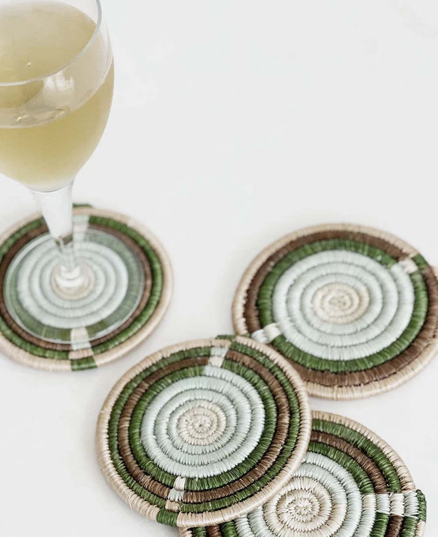 Set of 4 coasters in Fibers