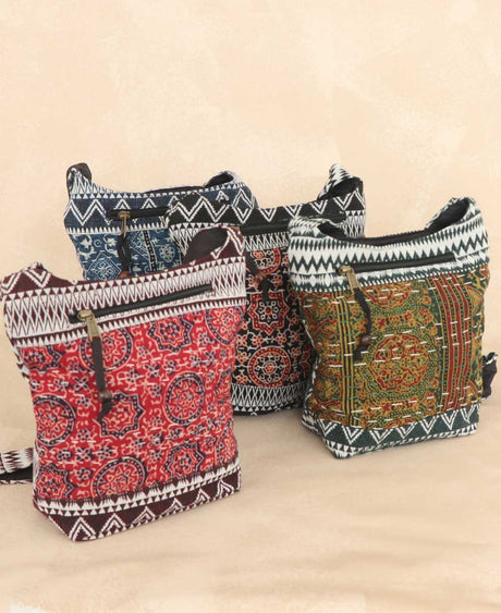 Kantha Inspired Woven Crossbody