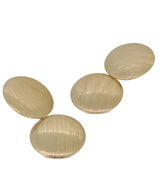 Brushed Circular Disc Earrings – 4 Lengths