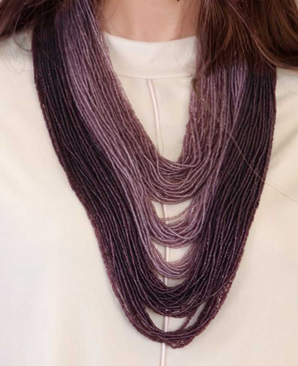 Mauve Neckalce