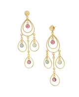 Tourmaline Gold Earrings