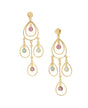 Tourmaline Gold Earrings