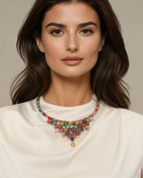 Fair trade statement necklace India