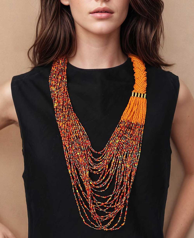 Orange Neckalce