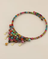 Sustainable fashion beaded choker