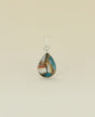 Sterling Silver Pendant with Turquoise Spiny Oyster Stone