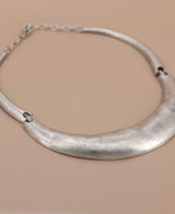 Handcrafted pewter necklace