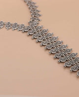 Handcrafted swirly metal necklace