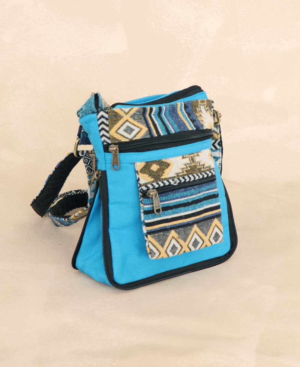 Trendy Crossbody Cotton Bag