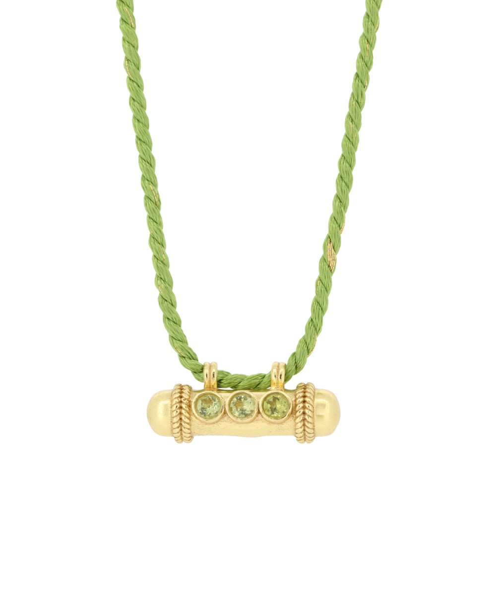 Birthstone Talisman Necklace Collection - Necklaces Aug (Peridot)