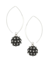 Floral Threader Dangle Earrings