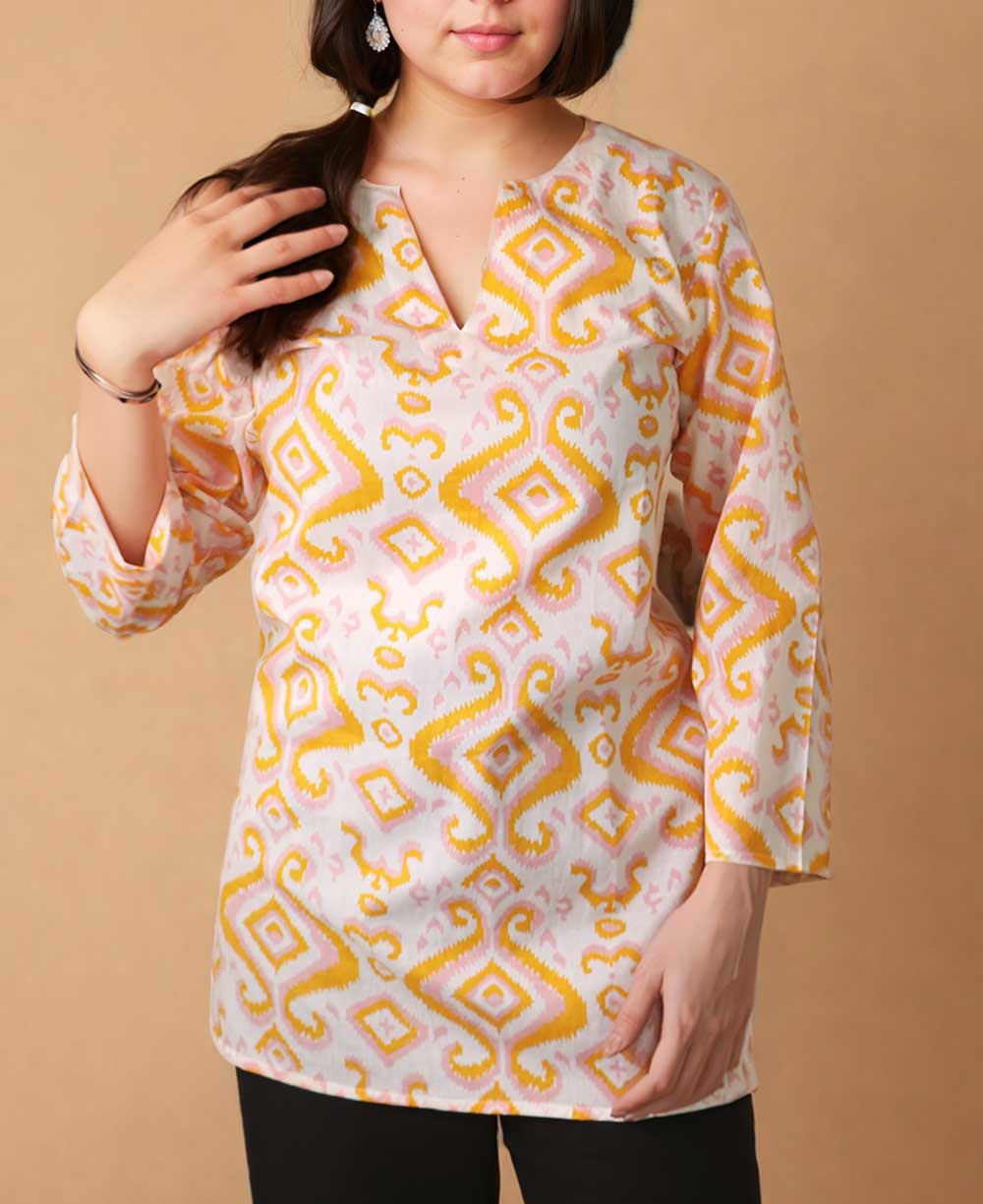 Sunshine Cotton Tunic Top