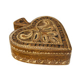 Hand Carved Heart Tealight Holder