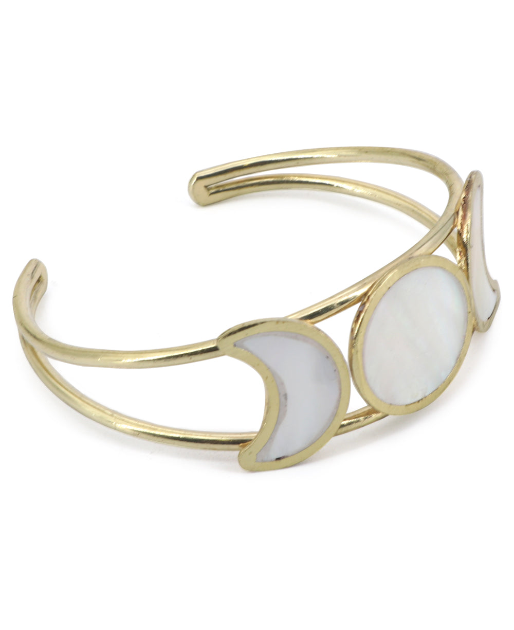 Moon Phase Cuff Bracelet