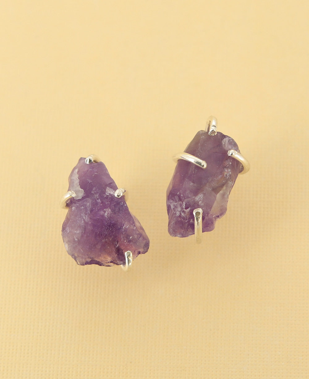 Amethyst Stud Earrings