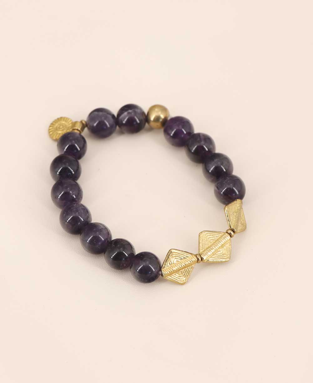 Amethyst Stretch Bracelet