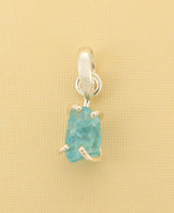 Raw Cut Apatite Pendant