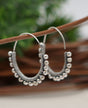 Orb Hoop Earrings