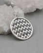 Woven Silver Pendant