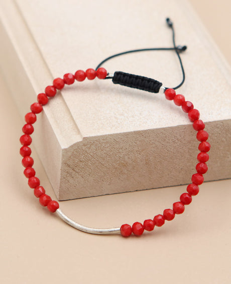 Red Bar Bracelet