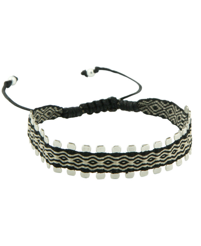 Black and Silver Bracelet