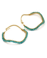 Turquoise Hoop Earrings