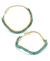 Turquoise Hoop Earrings