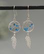 Blue Dreamcatcher Earrings