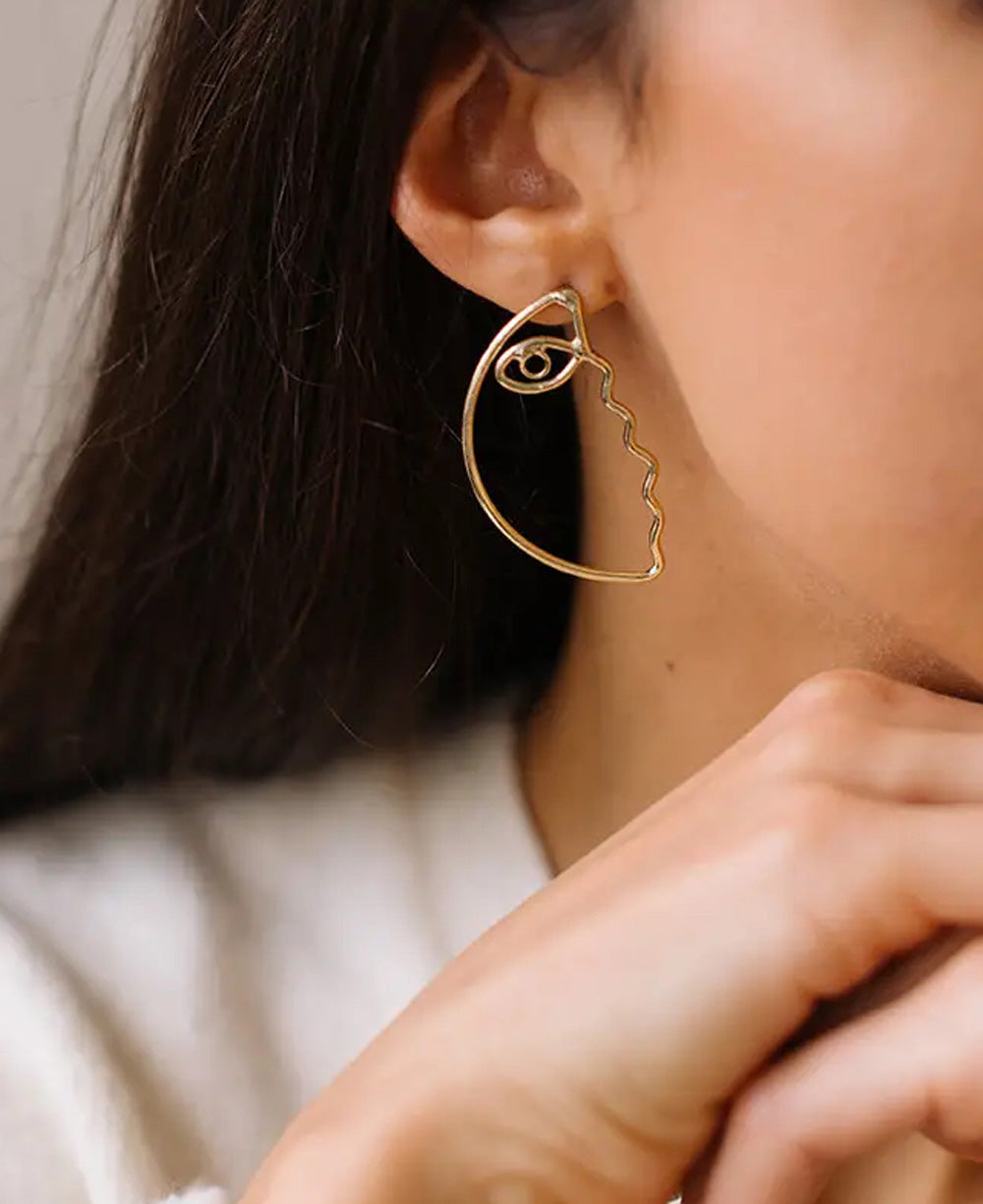 Face Earrings