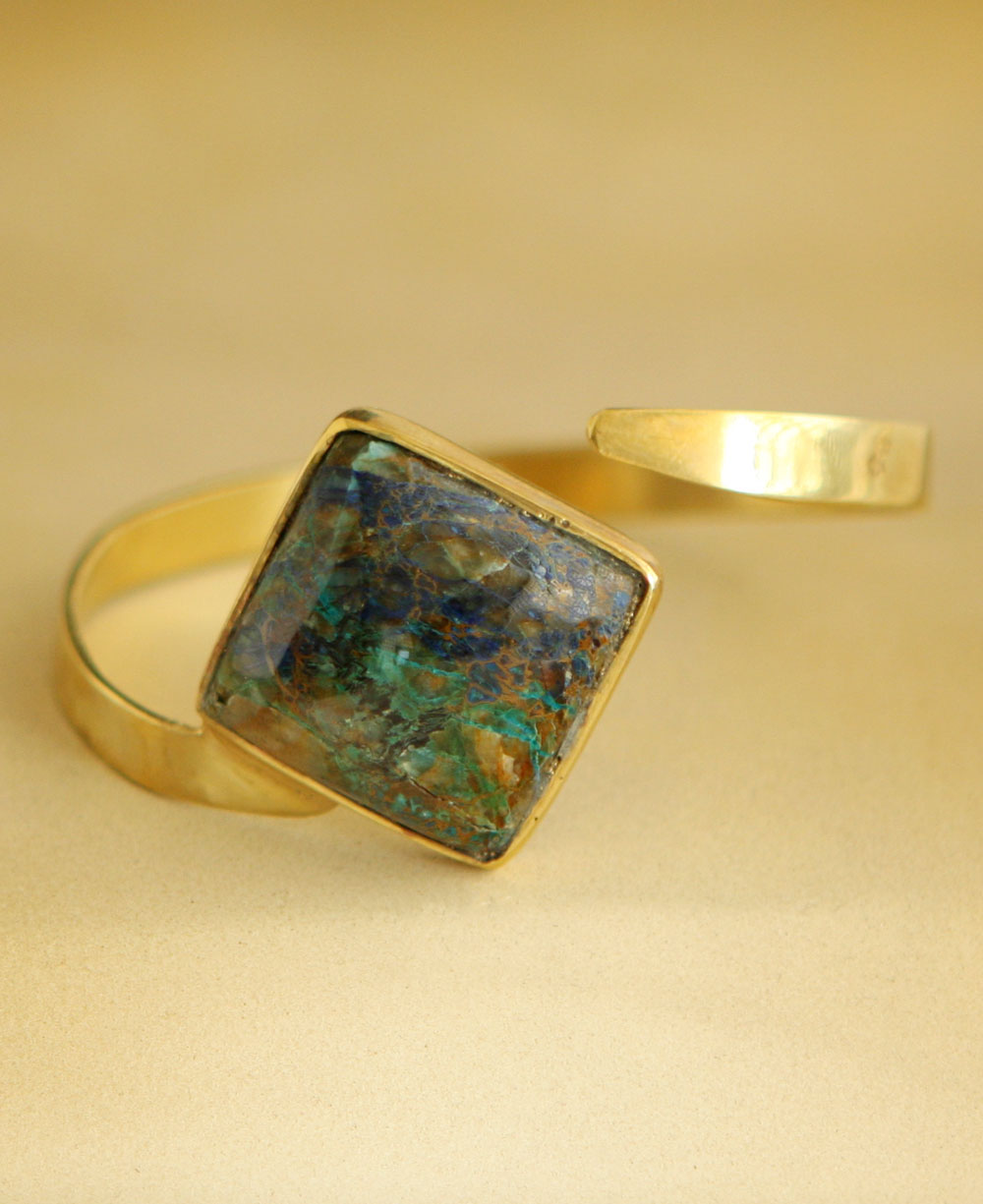 Gemstone Cuff Bracelet