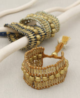 Beaded Brass Bracelets