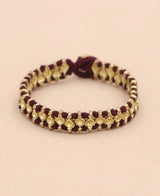 Gold Weave Bunee Bracelet