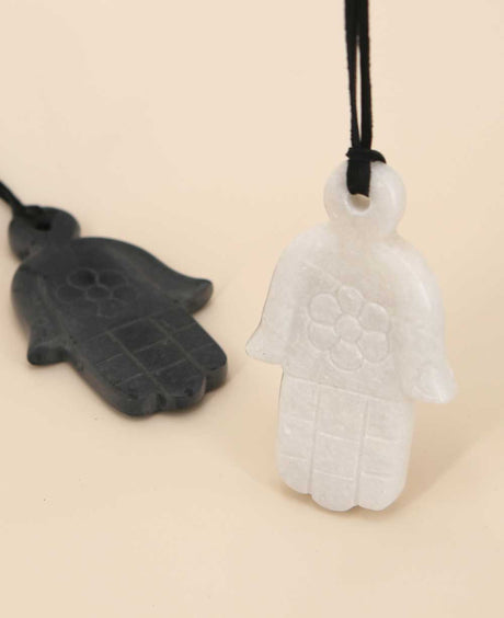 Hamsa Marble Ornament