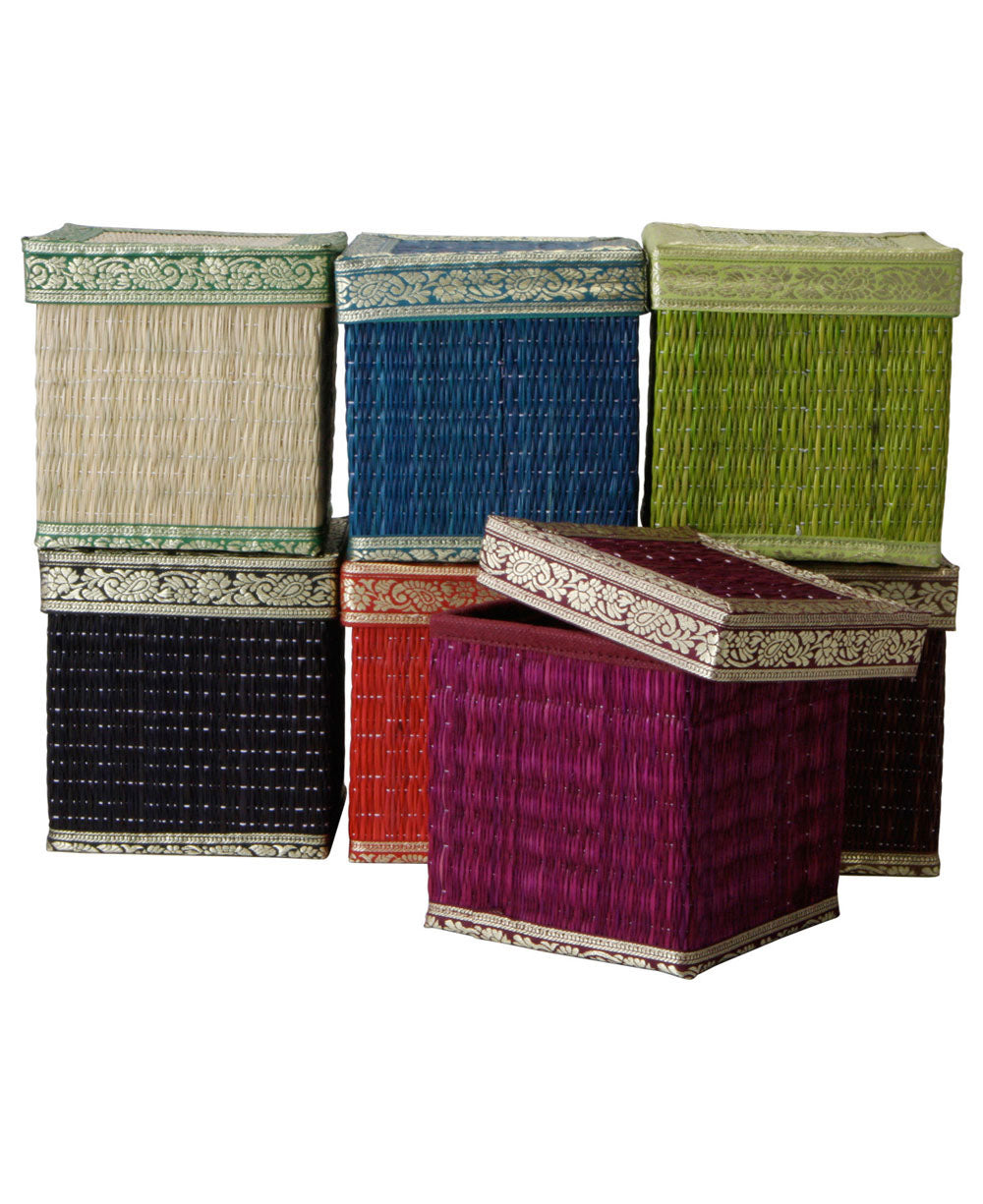 Decorative Indian storage box accent decor