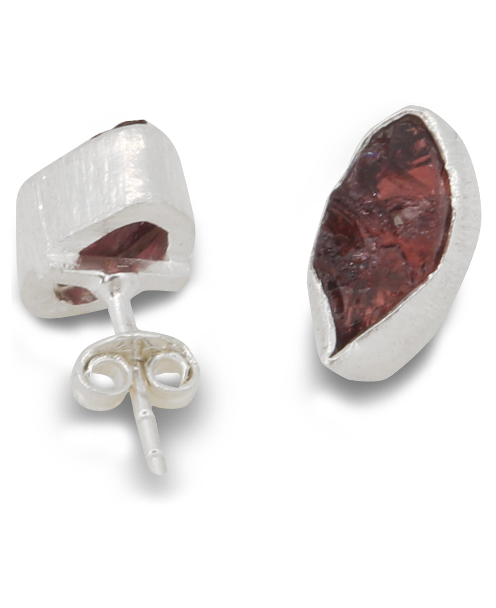 Garnet Stud Earrings