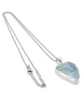 Aquamarine Crystal Necklace