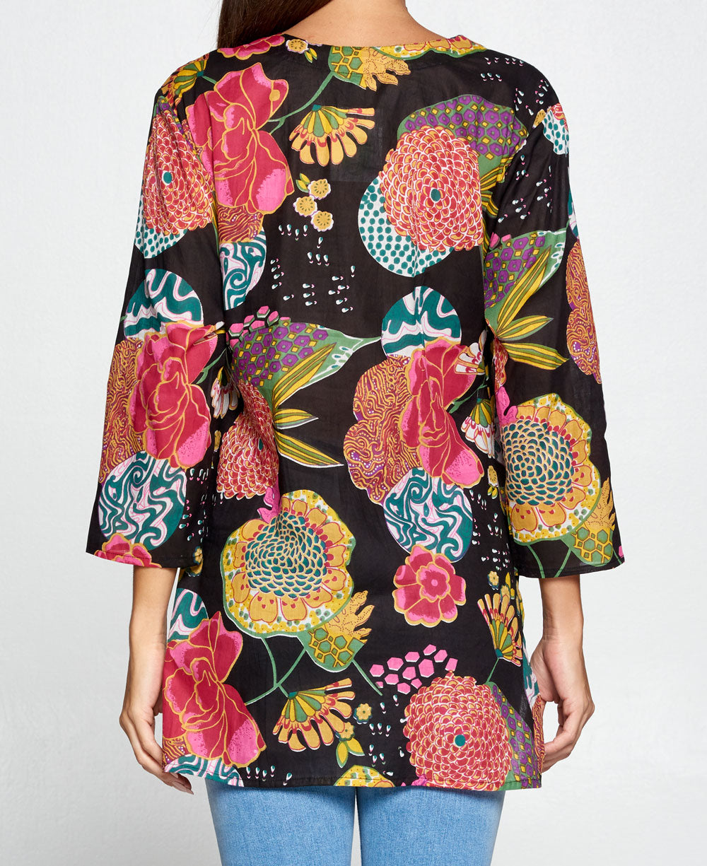 Lodhi Flower Kurta Tunic