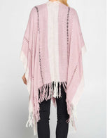 Dusty Rose Poncho