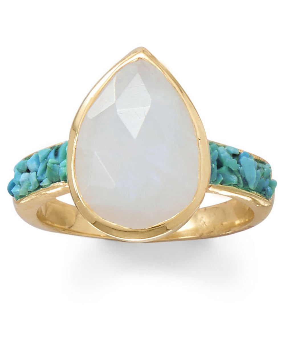 Moonstone ring