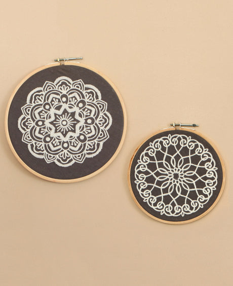 Embroidered Hoop Art