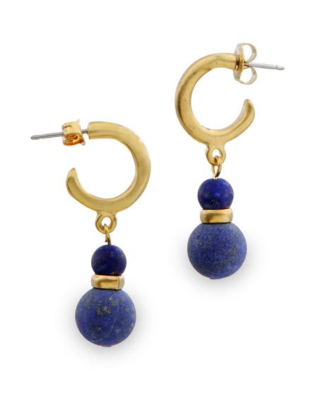 Sumerian Lapis Earrings