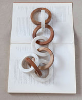 Wood And Marble Decorative Link