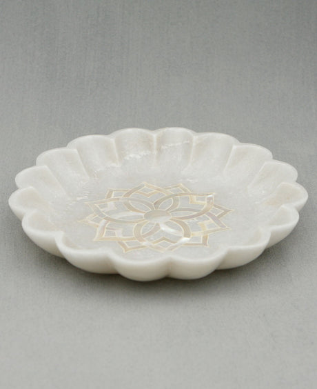 Marble Lotus Bowl